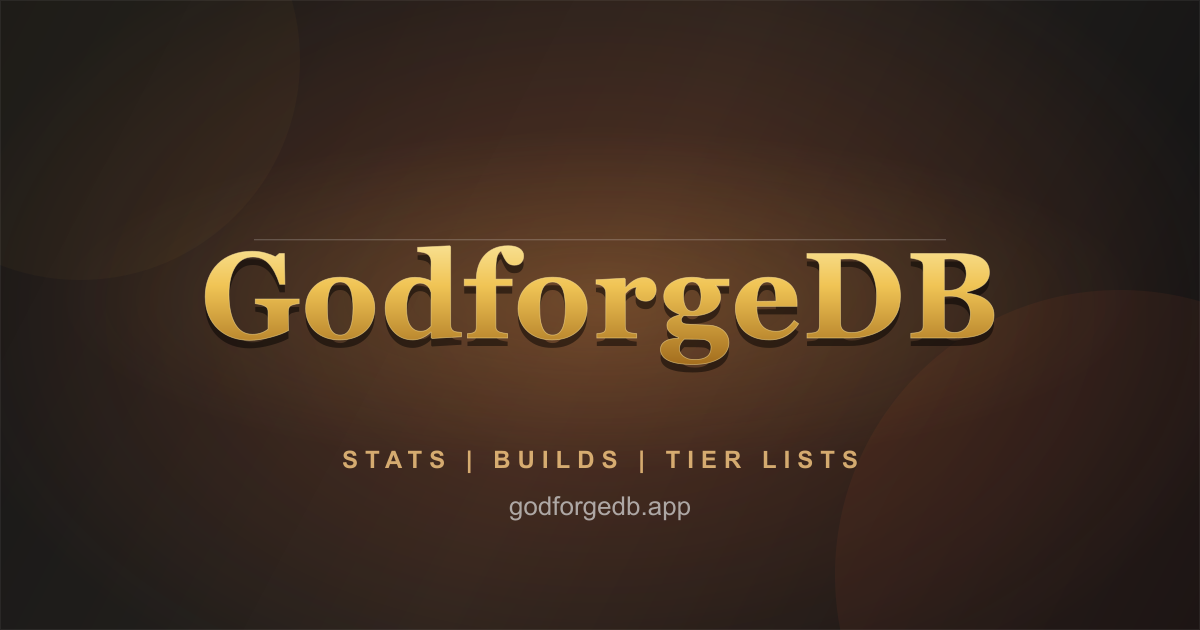Godforge DB